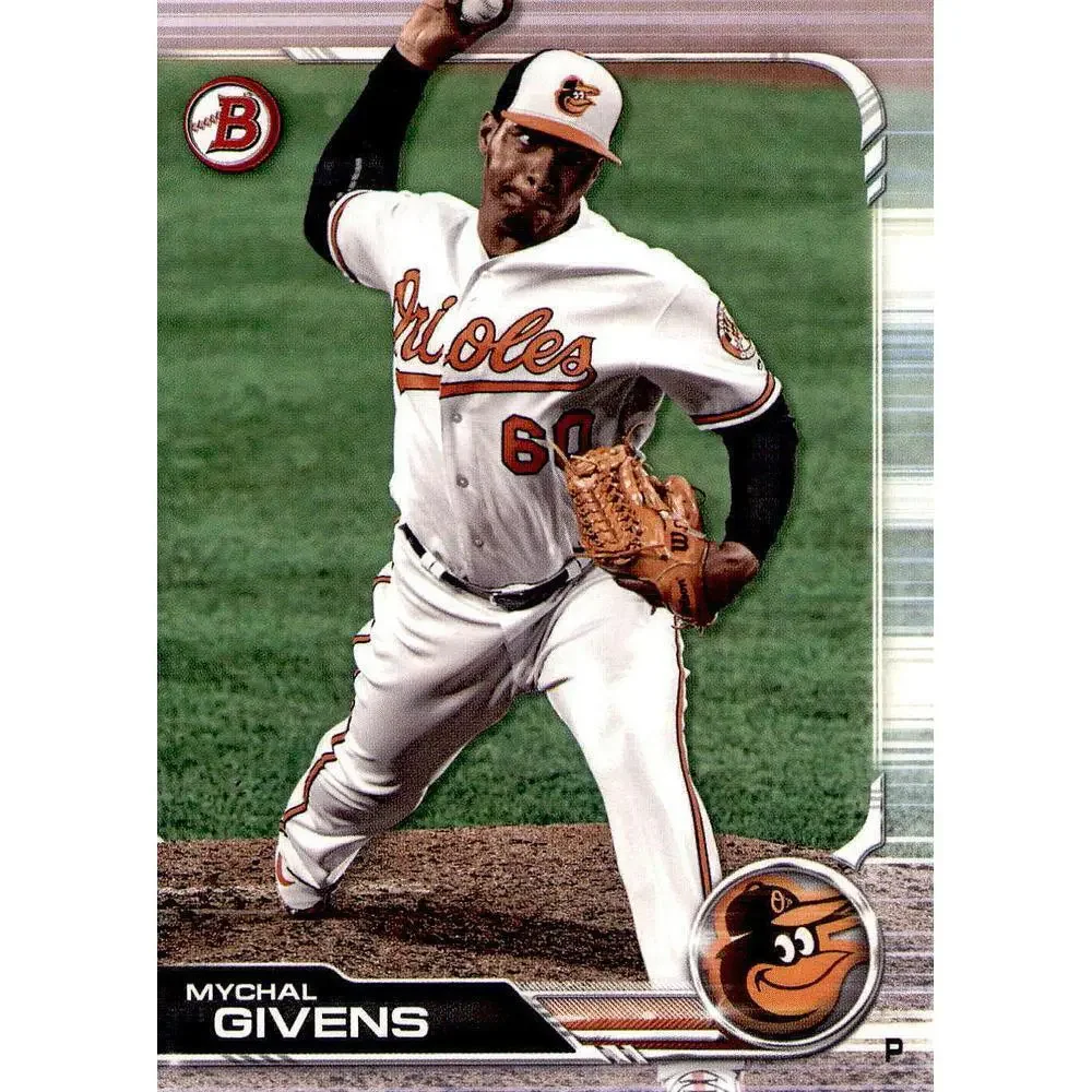 2019 Bowman Mychal Givens #56 Baltimore Orioles
